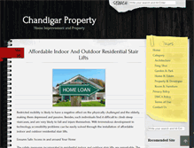 Tablet Screenshot of chandigarhhotels.info